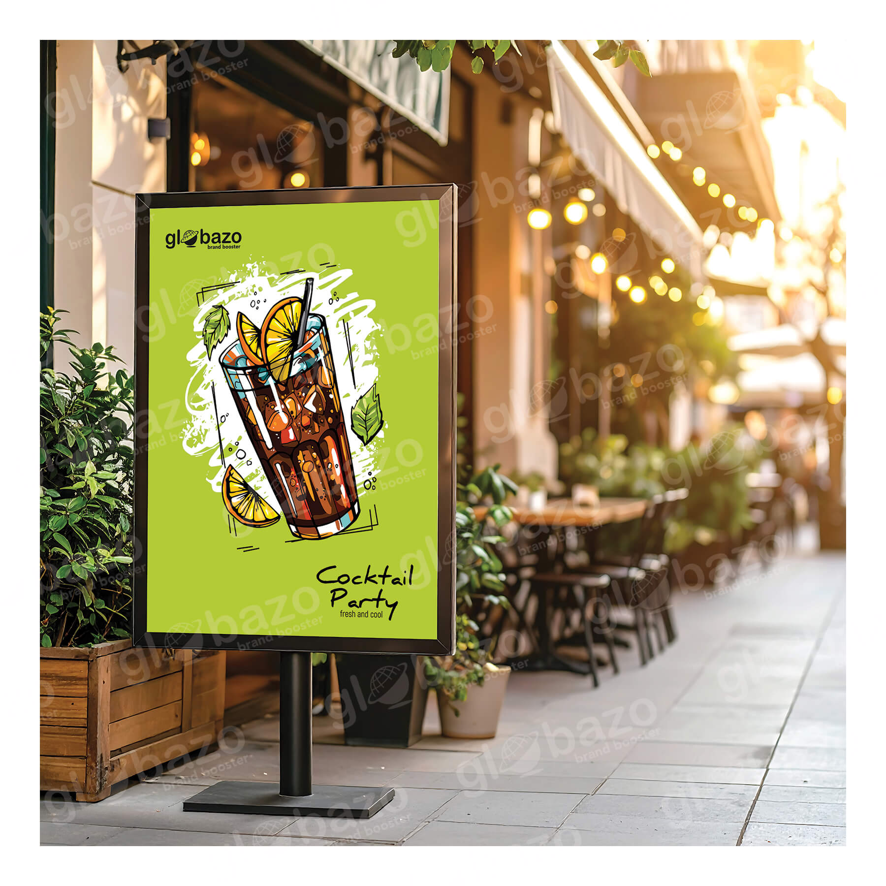 Perfect Cocktail Vibe Food Flex Design((3x4 feet)-43 - Image 2