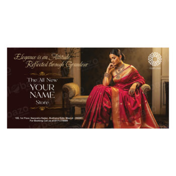 Luxury Bridal Saree Collection Flex Design (10×20 Feet)-16
