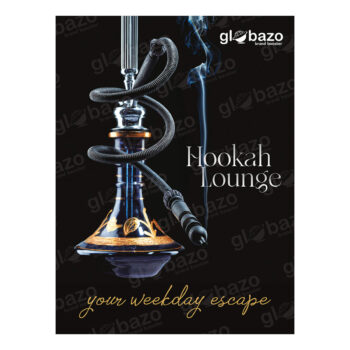 Elegant Hookah Lounge Flex Design (4×3 Feet)-53