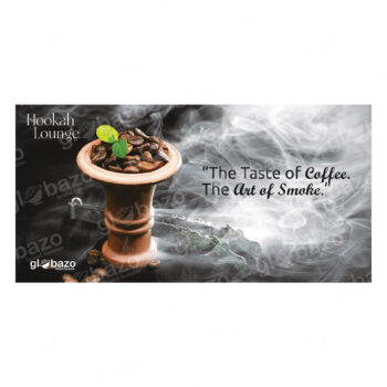 Coffee Flavor Hookah Lounge Flex Design (4×8 Feet)-27