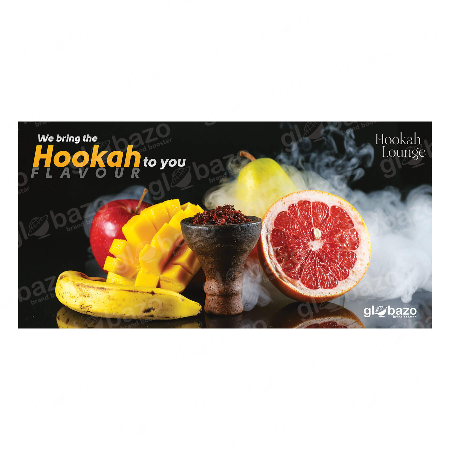 Fruit Flavor Hookah Lounge Flex Design (4x8 feet)-29