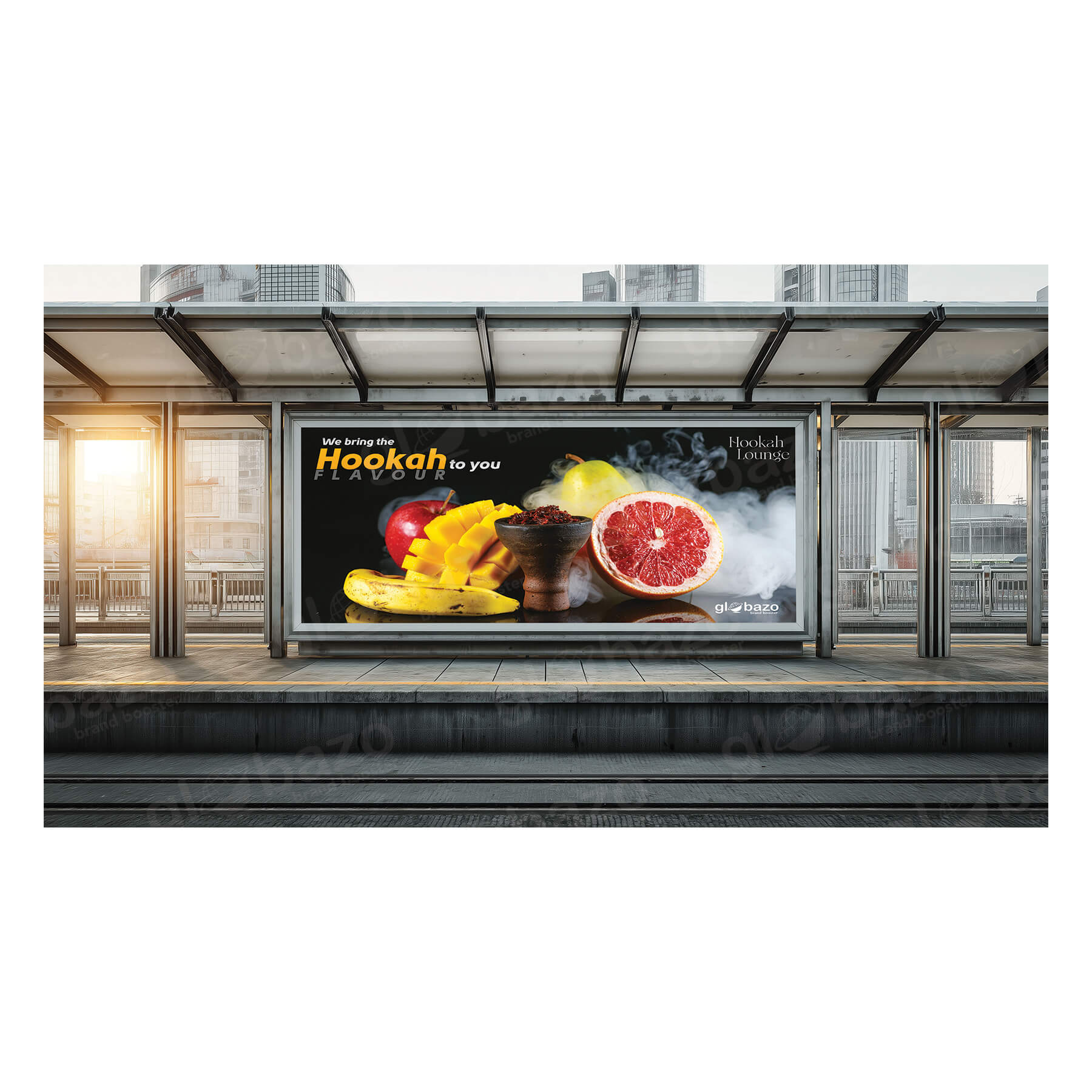 Fruit Flavor Hookah Lounge Flex Design (4x8 feet)-29 - Image 2