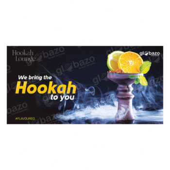 Citrus Flavour Hookah Lounge Flex Design (4×8 Feet)-32