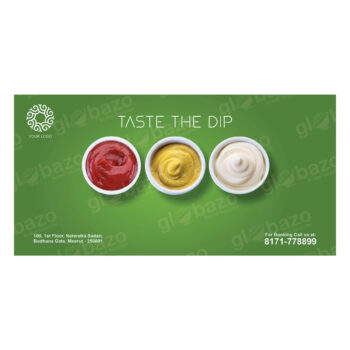 Sauce & Dip Food Promotion Flex Design (10×20 Feet)-02