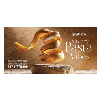 Savory Pasta Restaurant Flex Design (10×20 Feet)-06