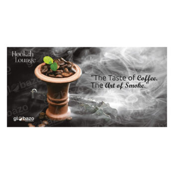 Coffee Flavor Hookah Lounge Premium Flex Design (4×8 Feet)-37