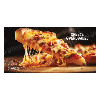 Cheese Overloaded Pizza Premium Flex Design (4×8 Feet)-38