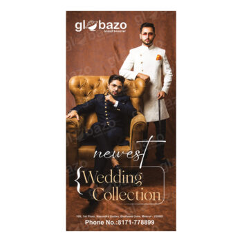 Luxury Groom Wedding Collection Standee Flex Design (3×6 Feet)-01