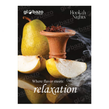 Pear Flavor Hookah Nights Flex Design (4×3 Feet)-65