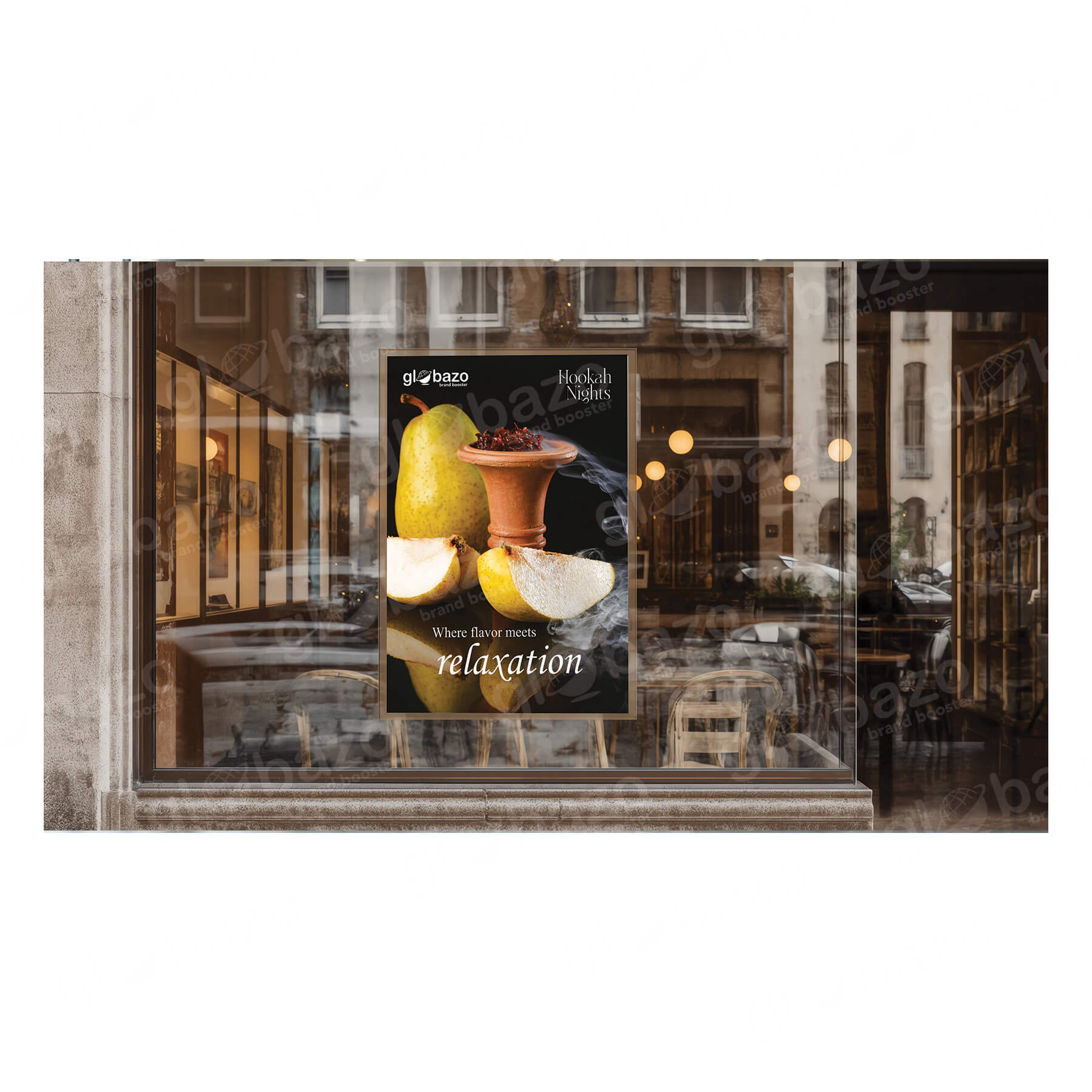 Pear Flavor Hookah Nights Flex Design (4x3 feet)-65 - Image 2