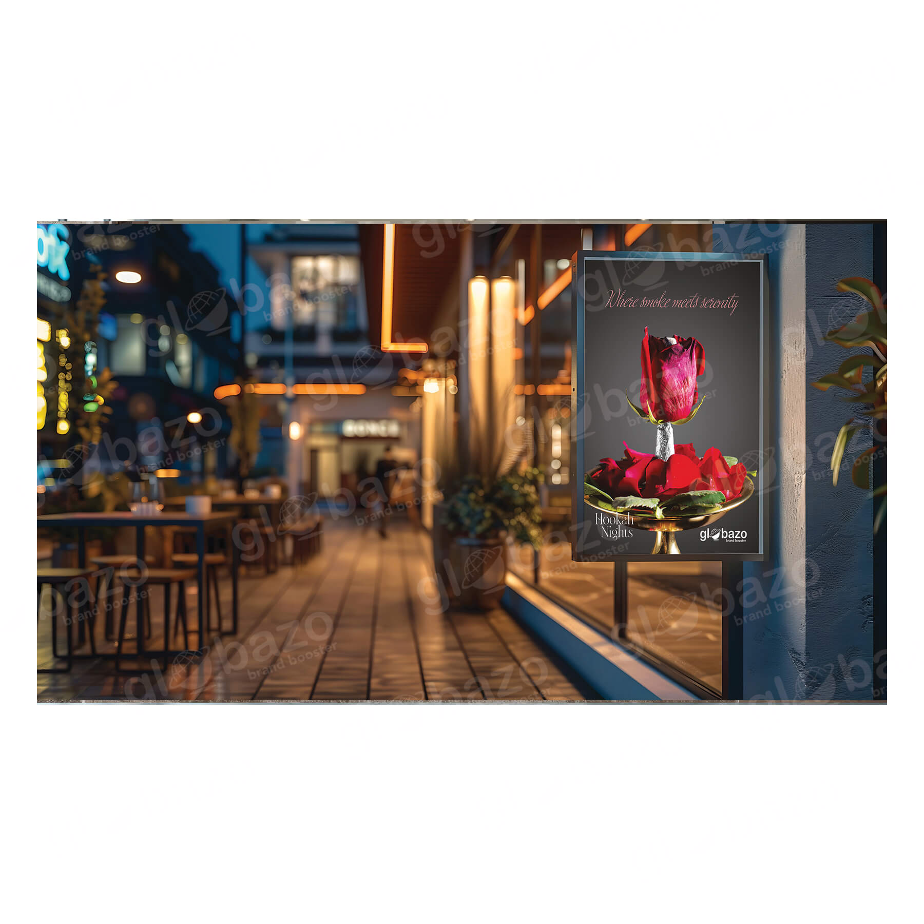 Rose Flavor Hookah Nights Flex Design (4x3 feet)-66 - Image 2