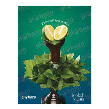 Mint Lemon Hookah Nights Flex Design (4×3 Feet)-67