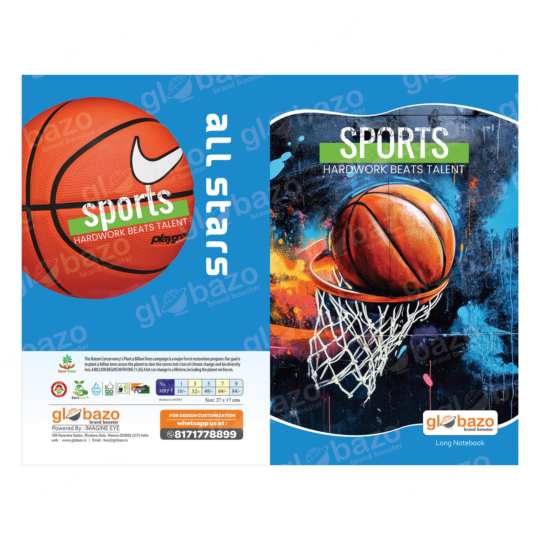 Basketball Long Notebook-71 - Image 2