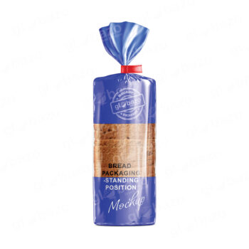 Bread Packaging Mockup Standing Position  (pkg-1040)