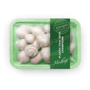 Plastic Tray With Champignon Mockup-2 (pkg-1045)