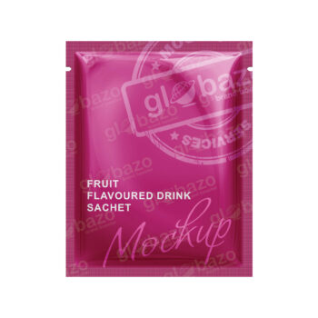 Fruit Flavoured Drink Sachet Mockup (pkg-1054)