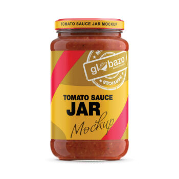 Tomato Sauce Jar Mockup (pkg-1056)