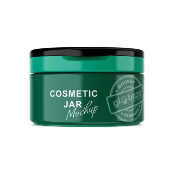 Cosmetic Jar Glossy Mockup (pkg-1060)