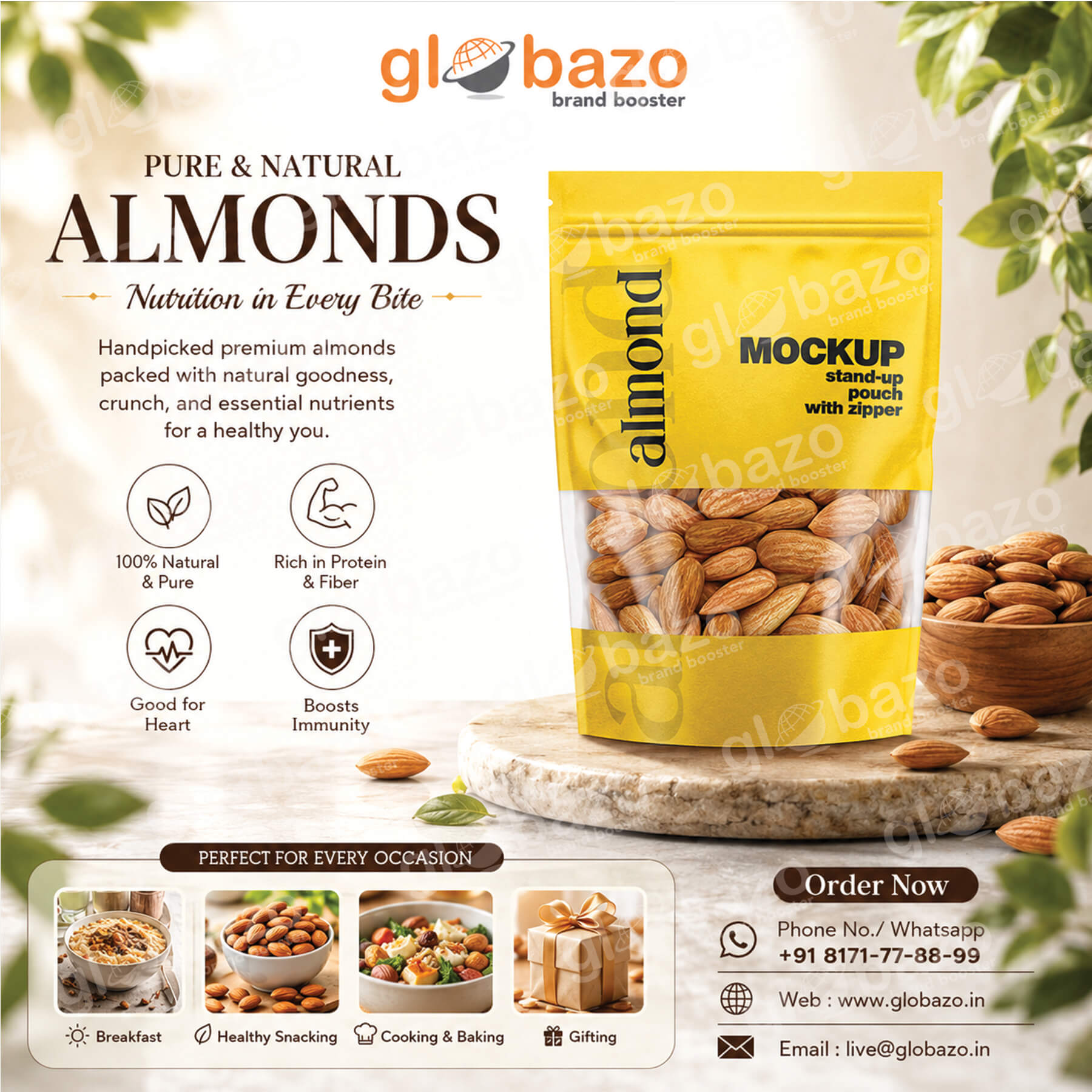 Almonds Pouch Creative Mockup (dm-09)