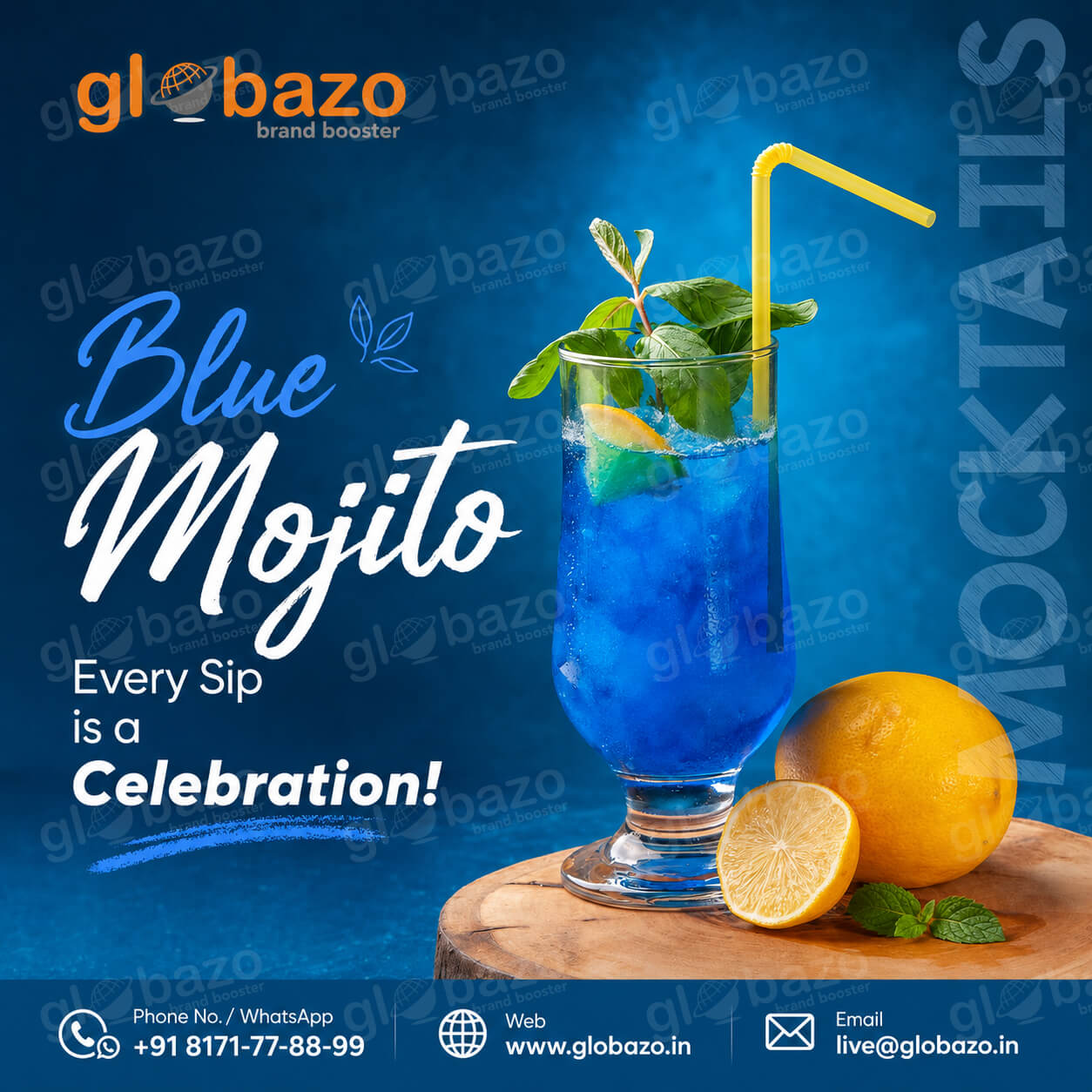 Blue Mojito Mocktail (drinks-26)