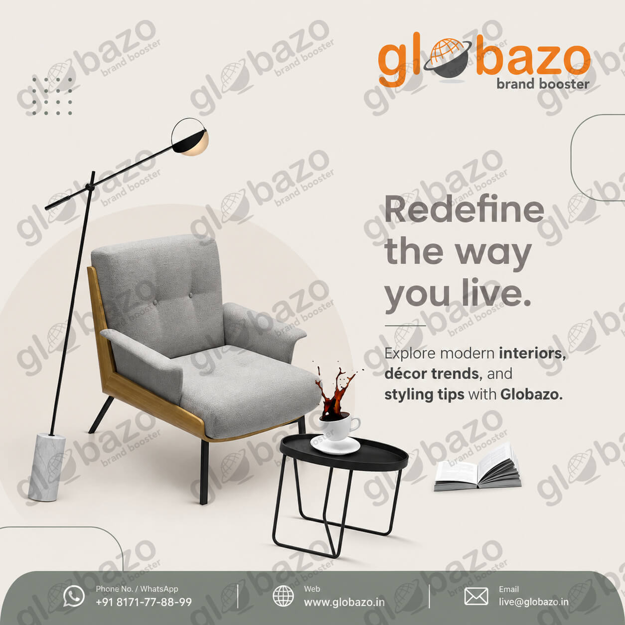 Redefine The Way You Live. (decor-106)