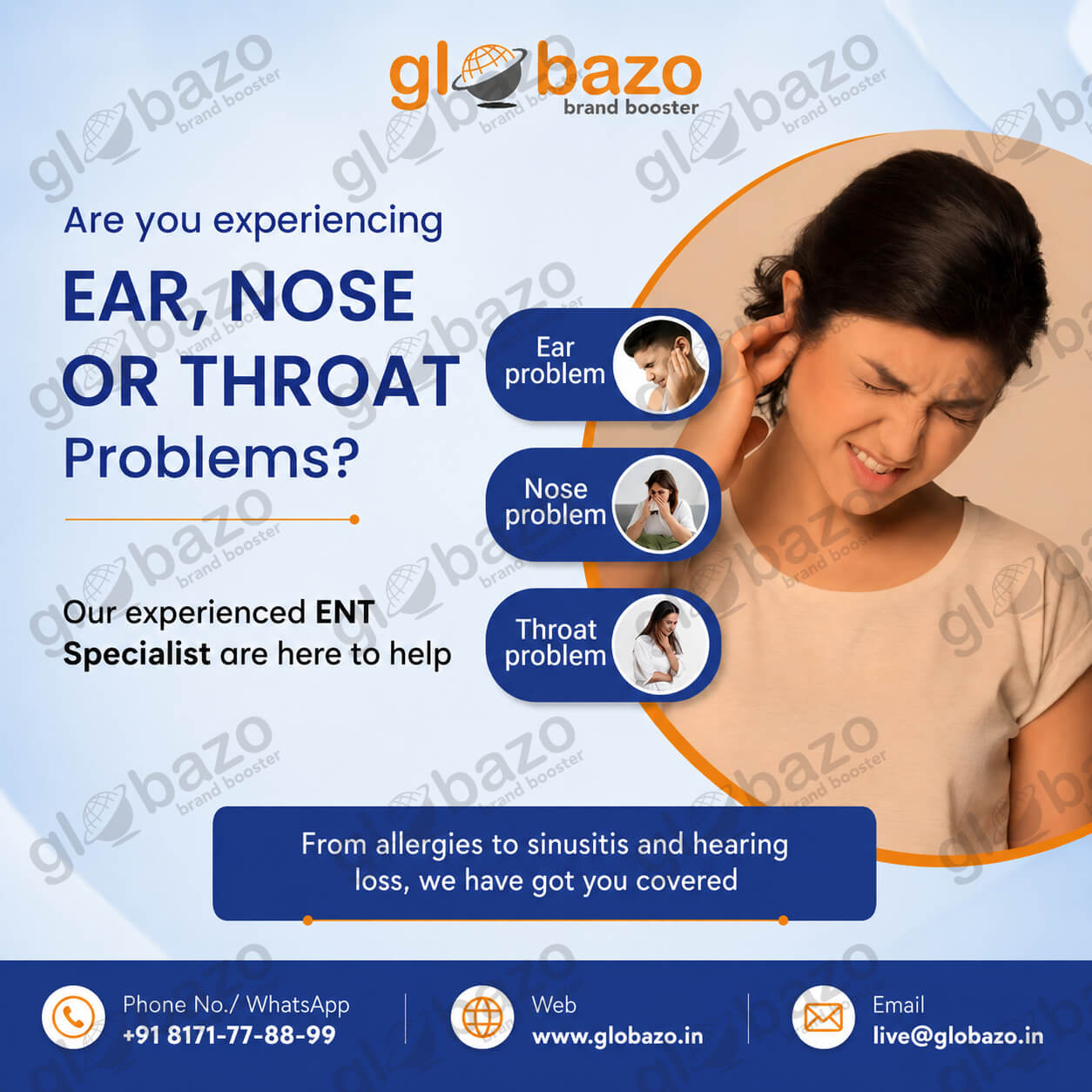 Ear, Nose, and Throat Problems (Health-164)