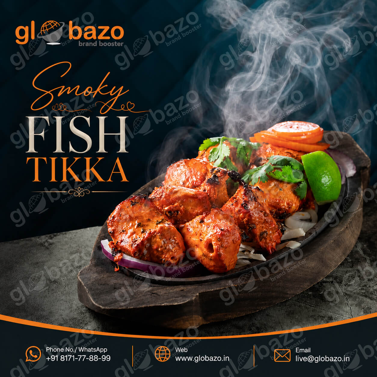 Smoky Fish Tikka (Snacks-213)