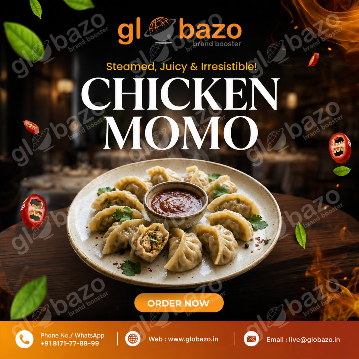 Chicken Momos (snacks-260)
