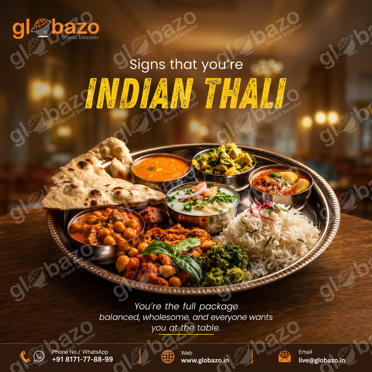 Traditional Indian Thali-22