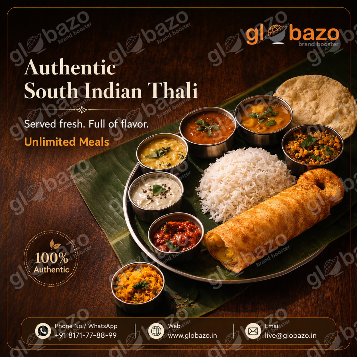 Authentic South Indian Thali-24