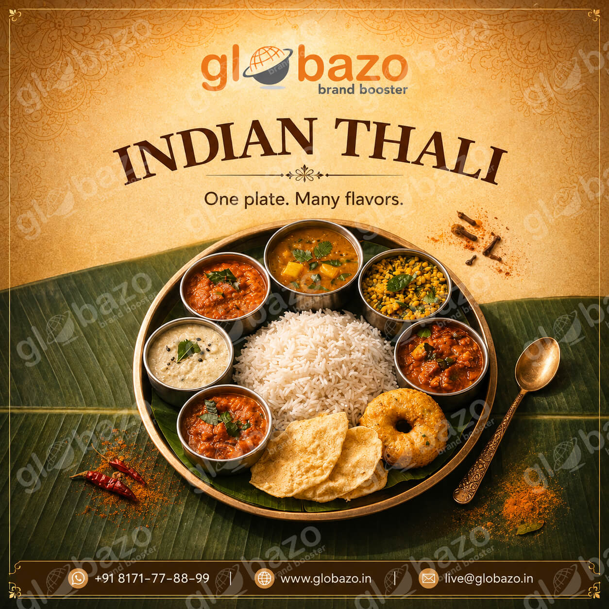Authentic Indian Thali-30