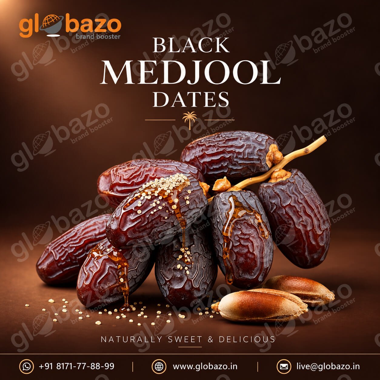 Black Medjoul Dates (df-45)