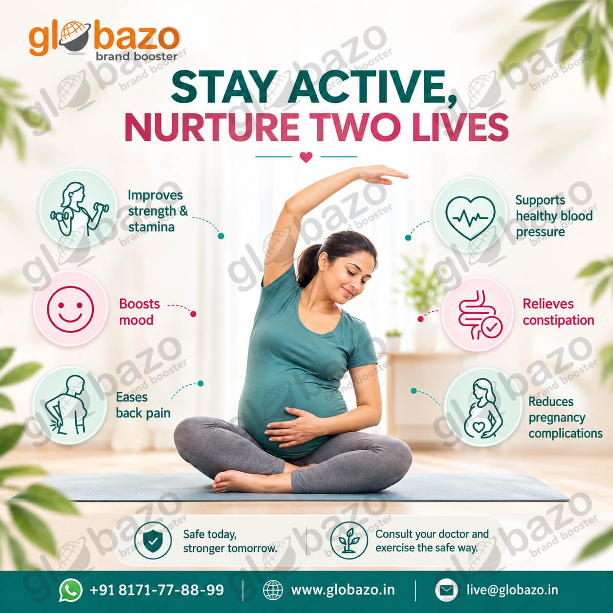 Stay Active, Nurture Two Lives (Health-385)