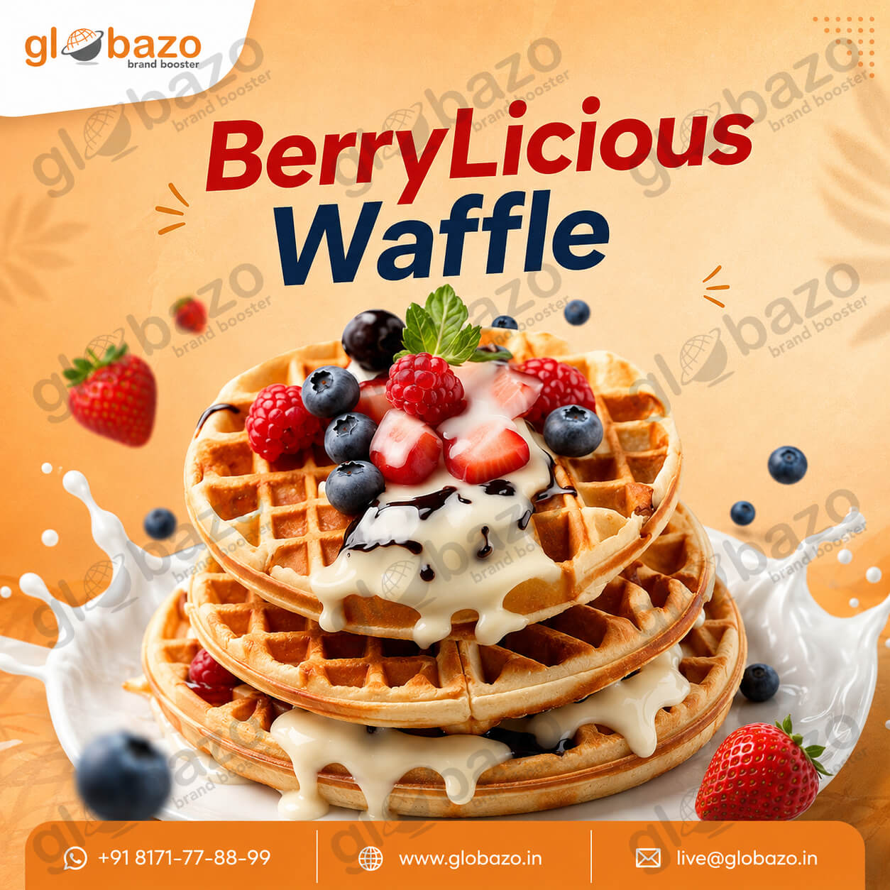 Berry Licious Waffle (sw-104)