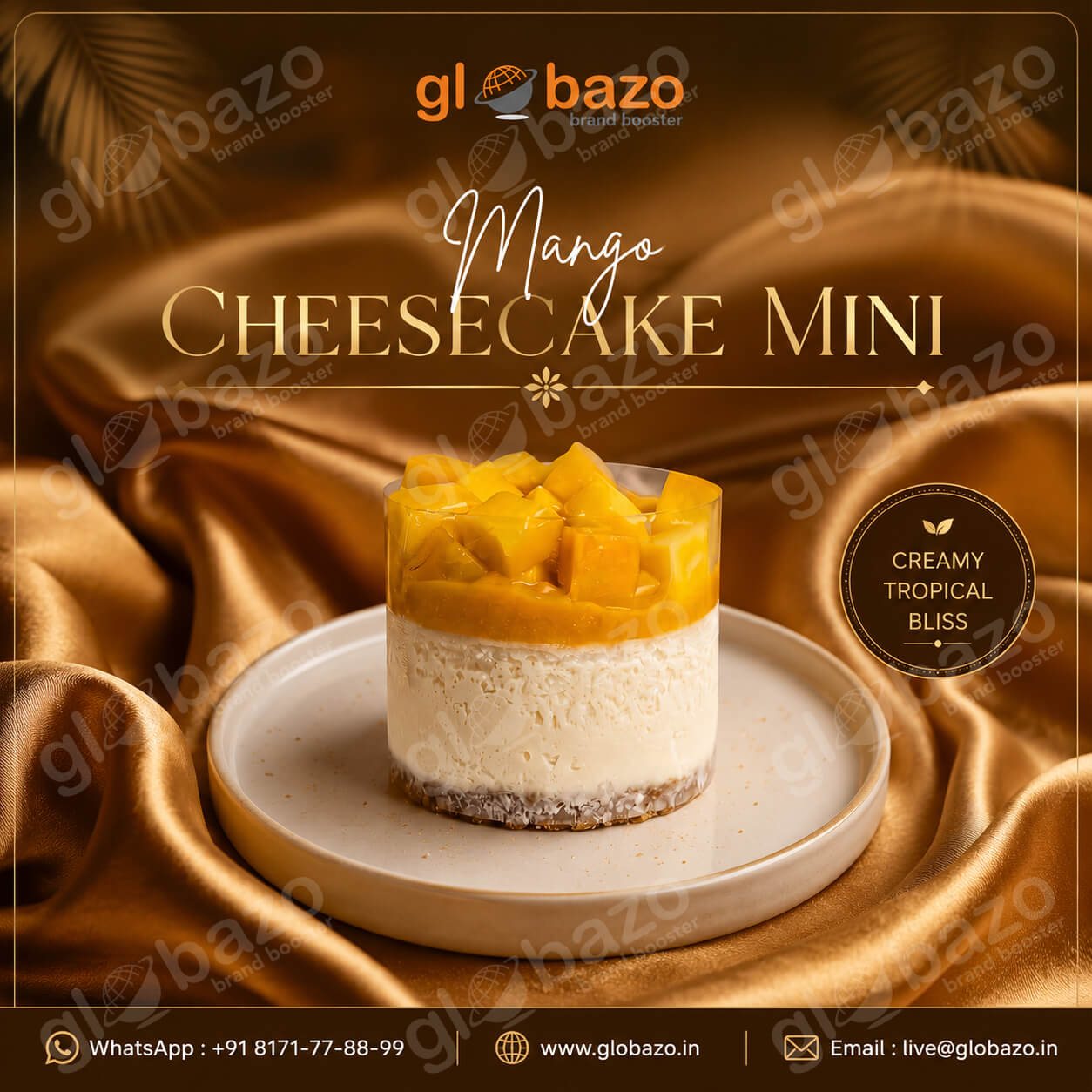Mango Cheese Cake Mini (sw-112)
