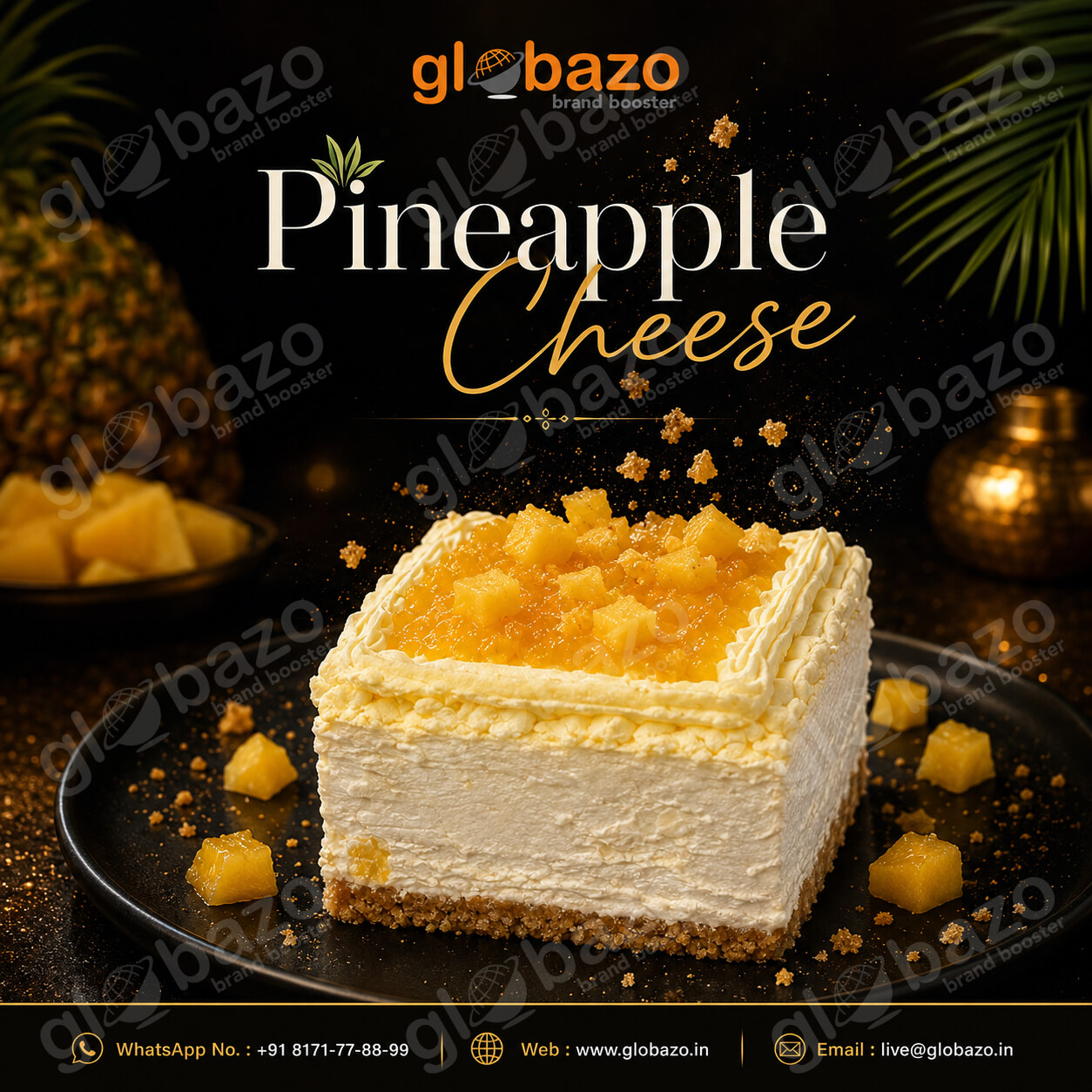 Pineapple Cheese Cake (sw-113)