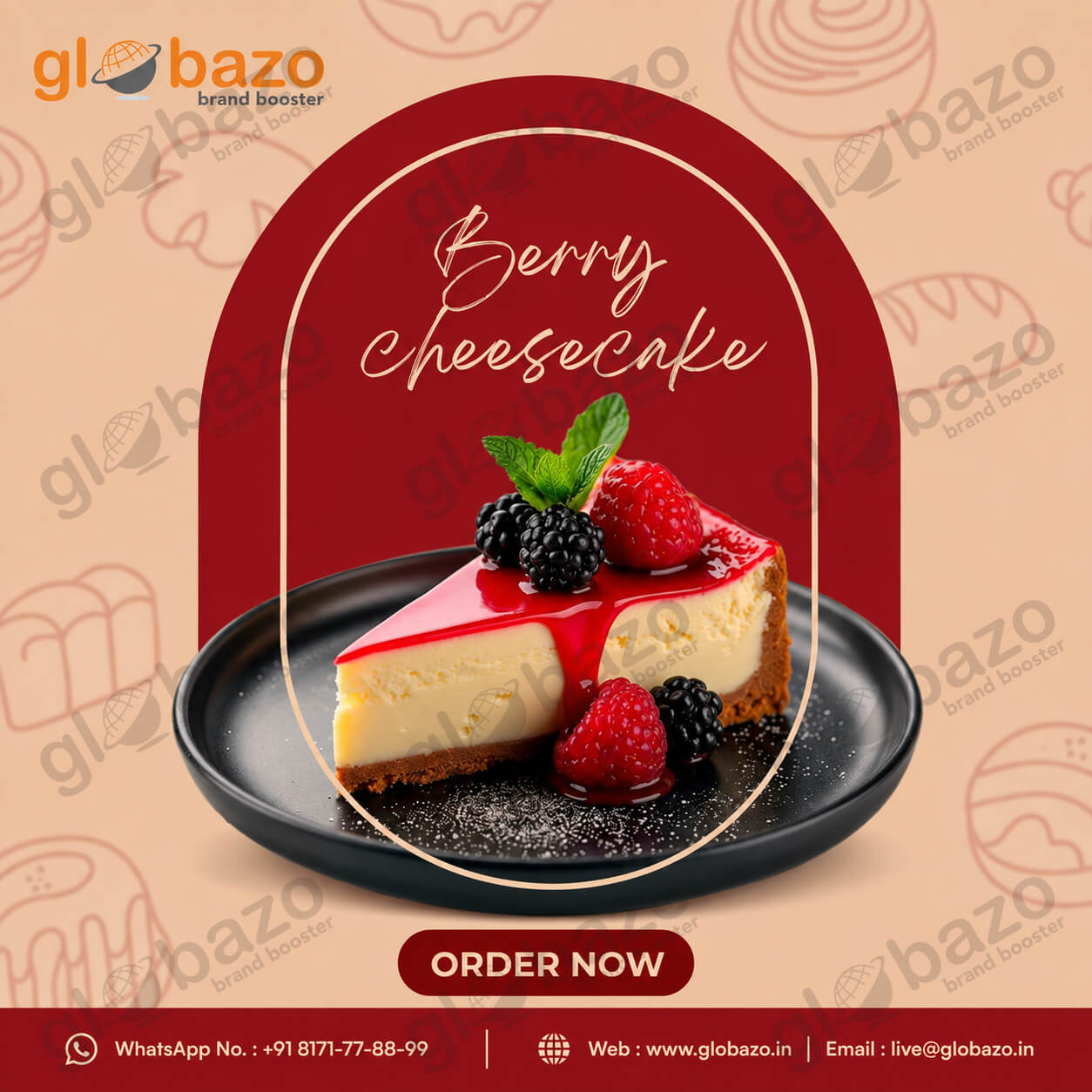 Berry Cheese Cake (sw-116)
