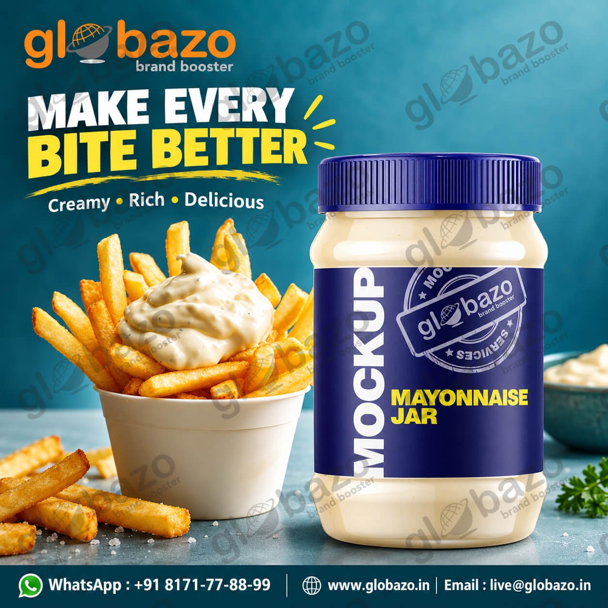 Creamy Mayonnaise Fry Feast (dips-65)