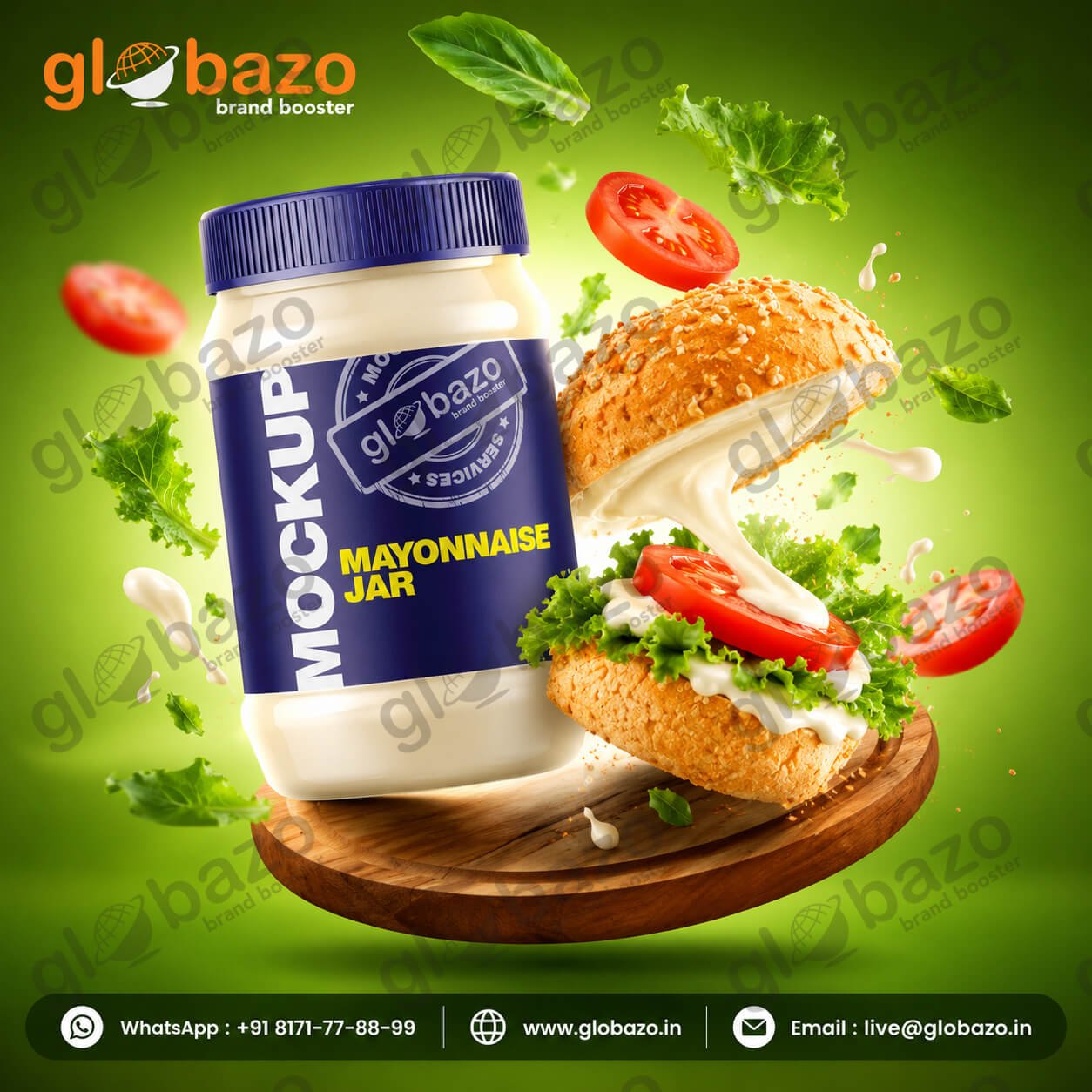 Mayonnaise Burger Splash (dips-68)