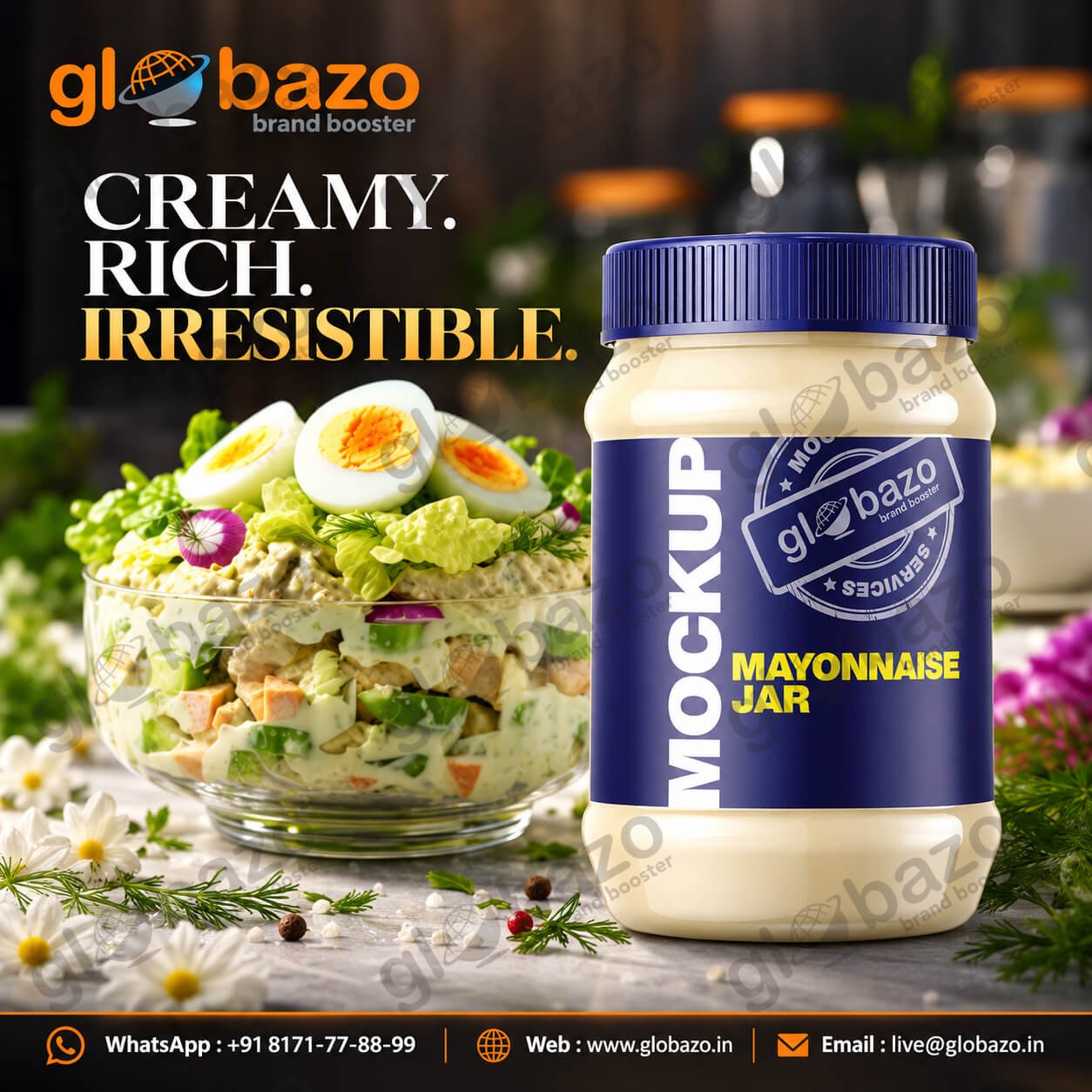 Creamy Mayonnaise Salad Showcase (dips-70)