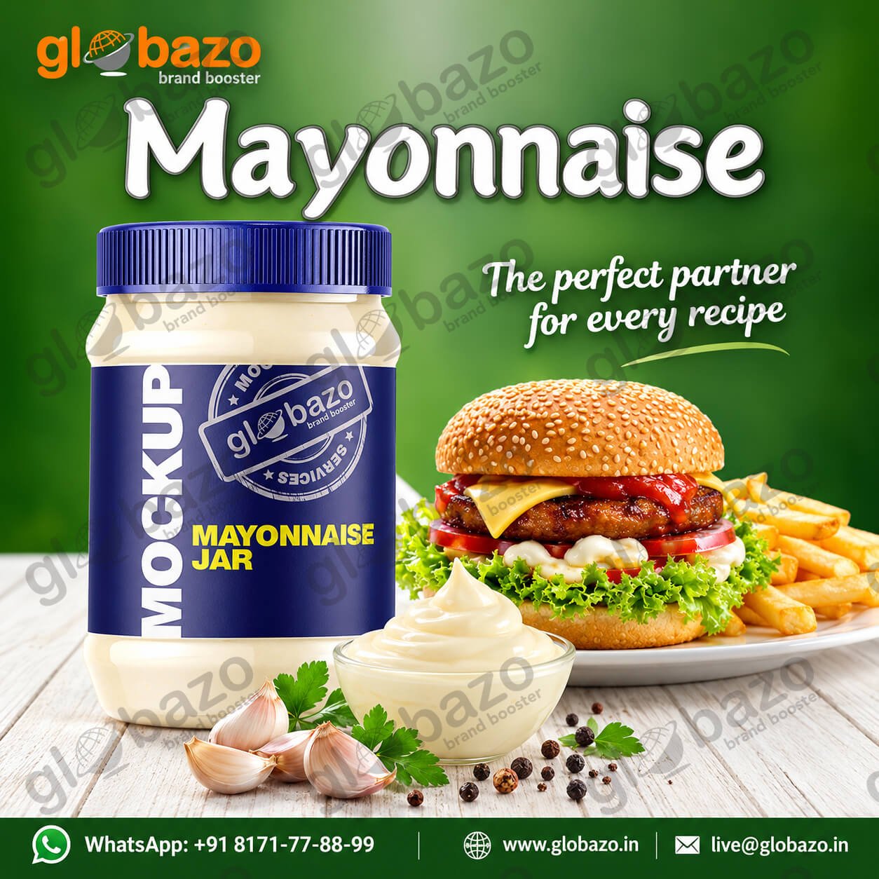 Mayonnaise Burger Feast (dips-71)