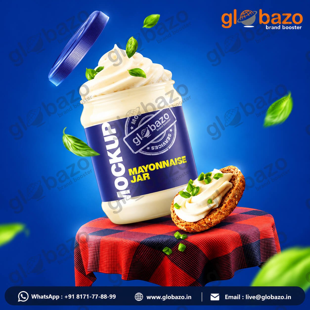 Mayonnaise Jar Showcase (dips-73)