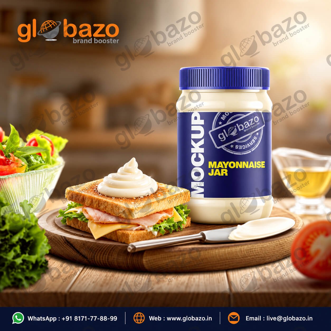 Mayonnaise Sandwich Promo (dips-74)