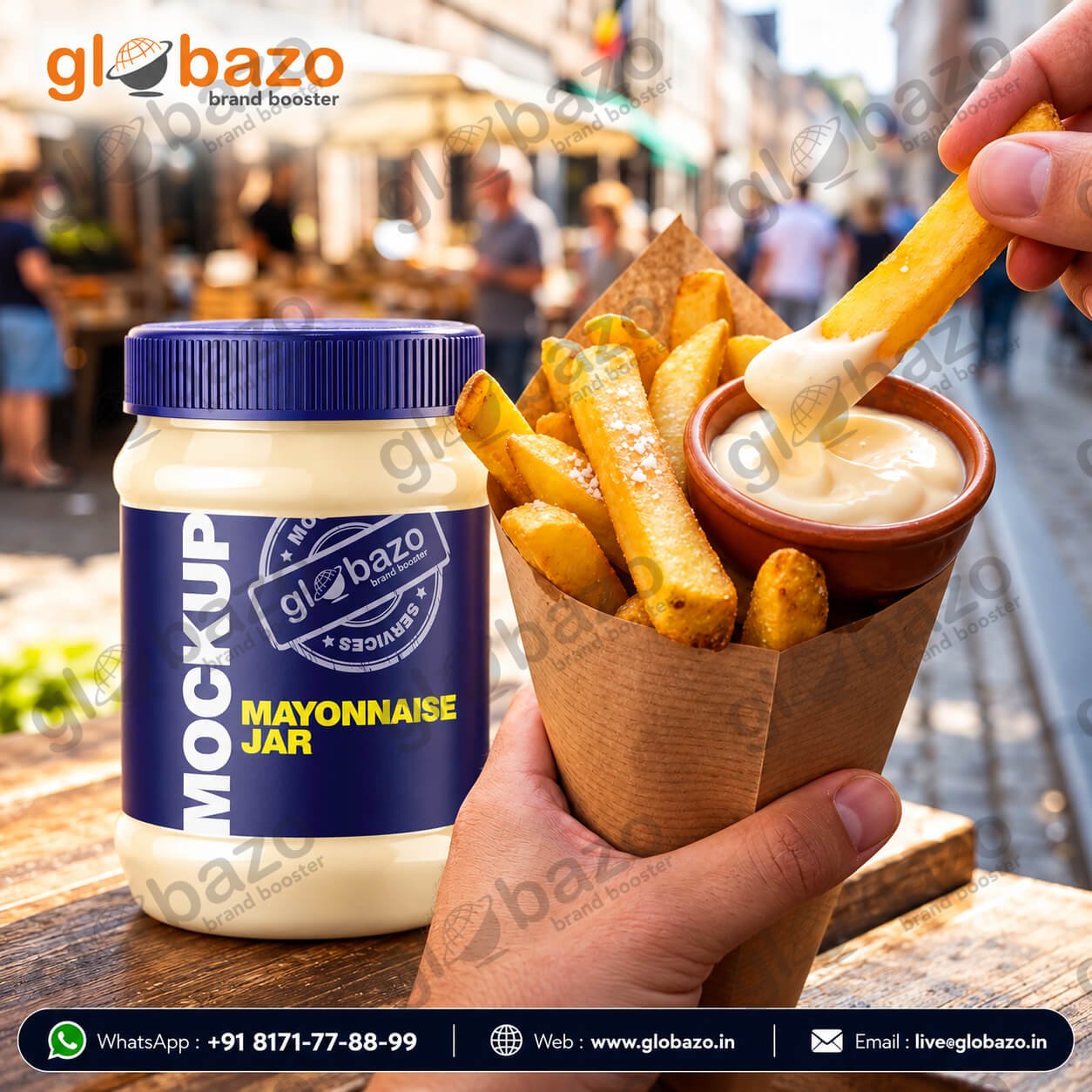 Street Market Mayo and Fries Ad. (dips-80)