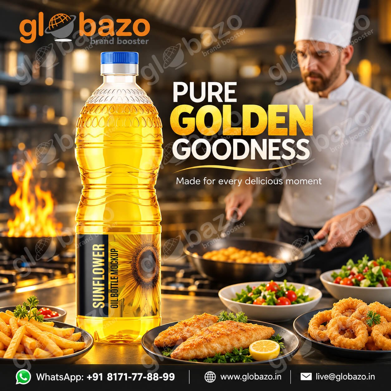 Golden Goodness Kitchen Advertisement (ed-34)