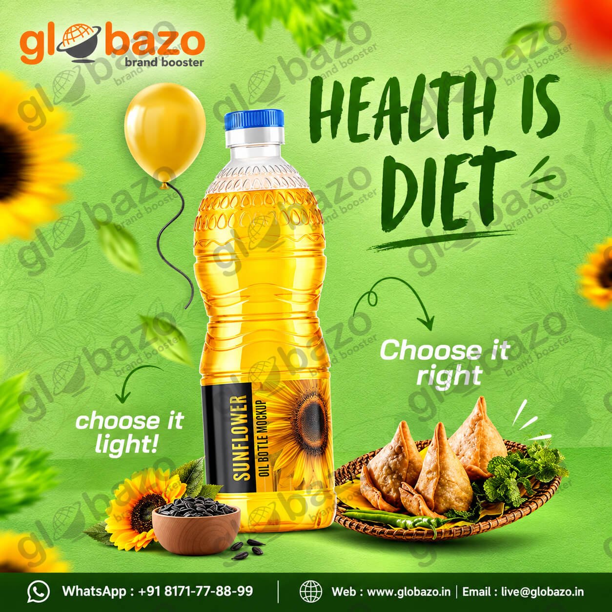 Healthy Sunflower Oil Advertisement (ed-36)