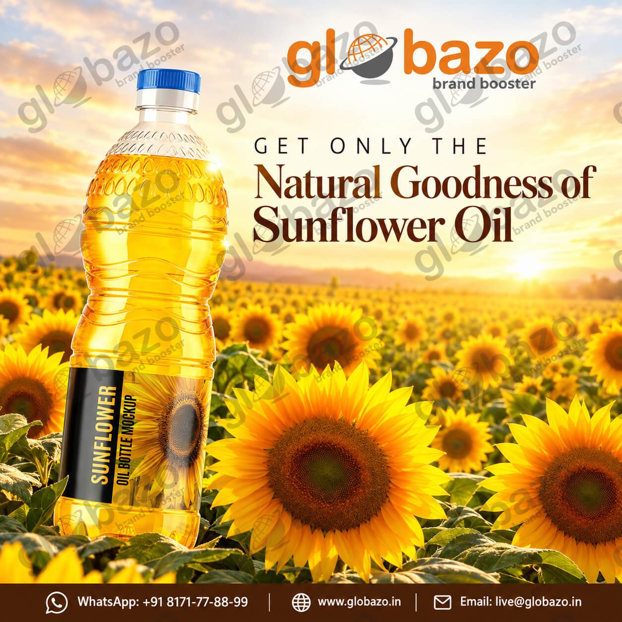 Natural Goodness of Sunflower Oil (ed-39)