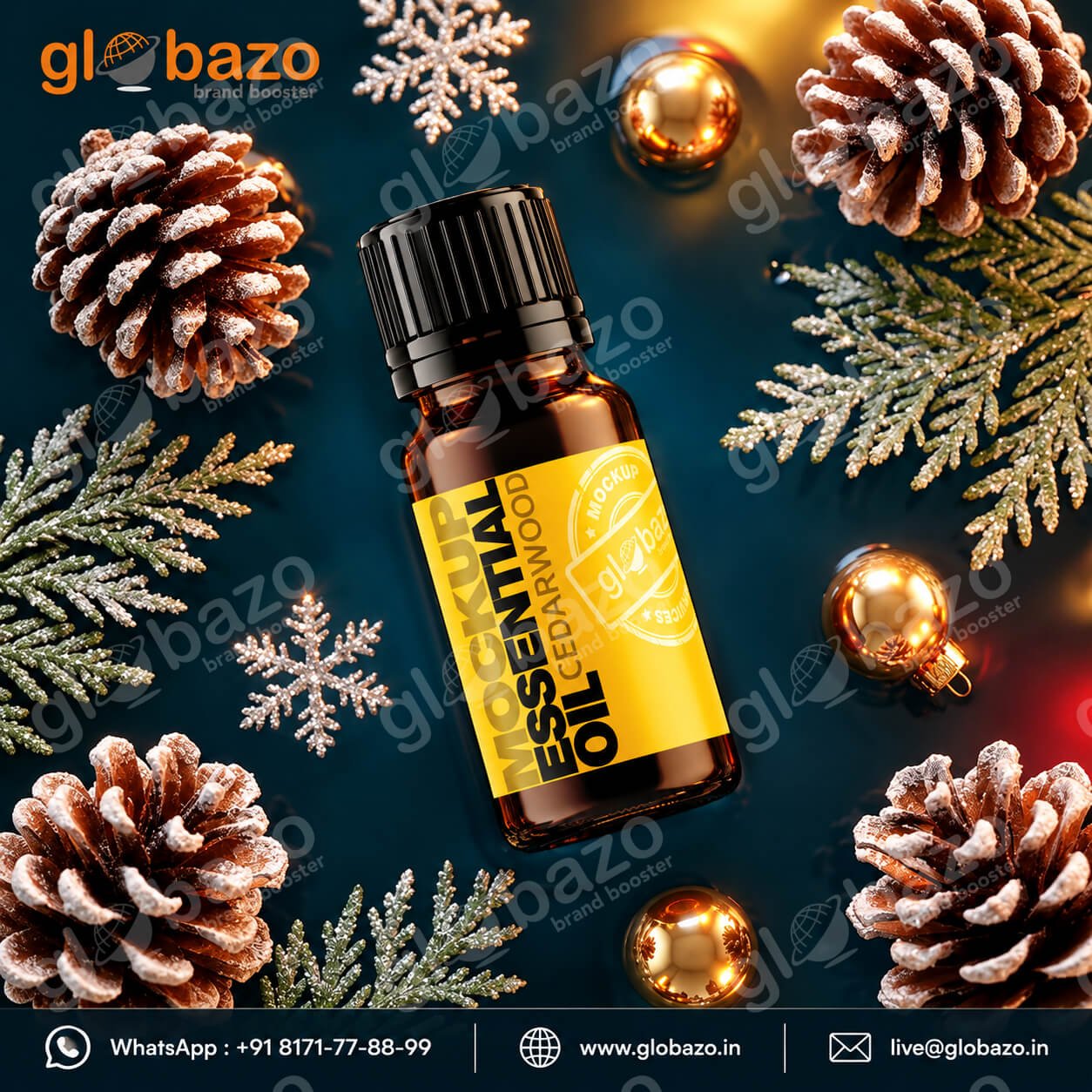 Festive Cedarwood Essential Oil Promo (ess-04)