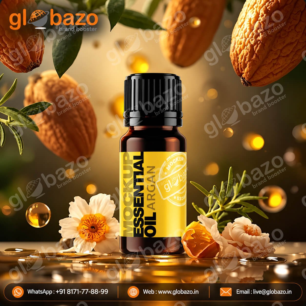 Luxury Argan Essential Oil Advertisement (ess-08)