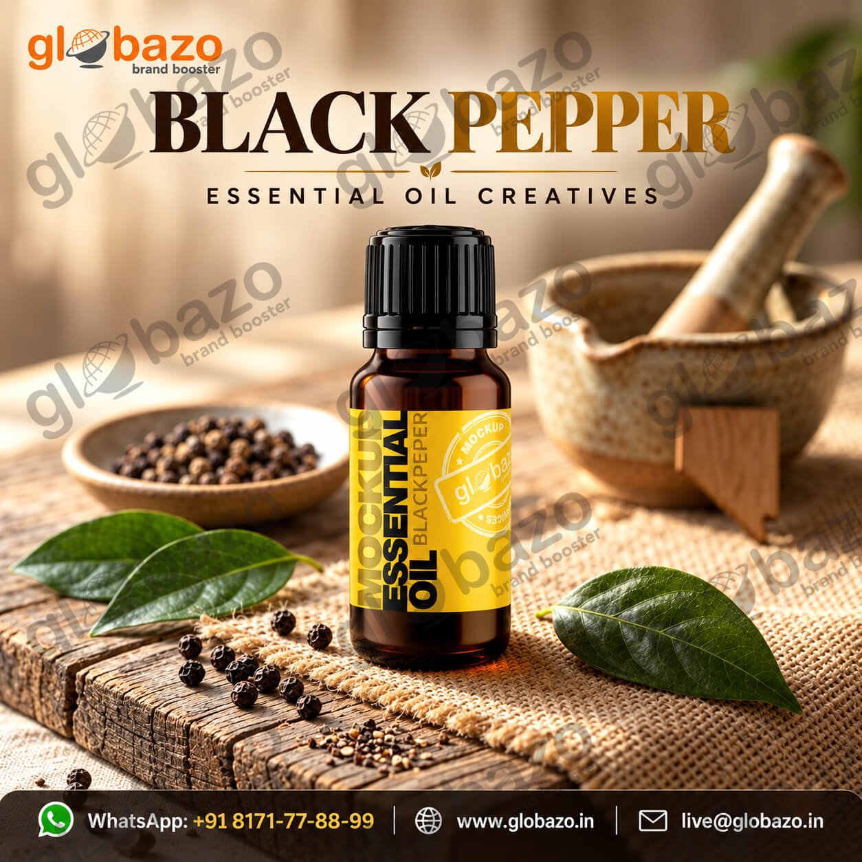 Black Pepper Essential Oil Promo (ess-54)